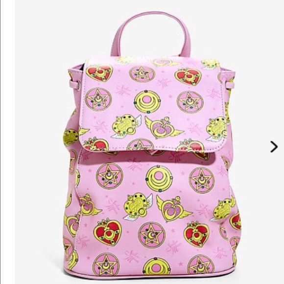 Sailor Moon Mini Transformation Brooch Backpack - Picture 1 of 8